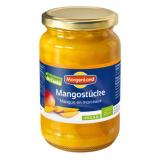 Mango-Stücke im Glas