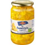 Ananas-Stücke, im eigenen Saft