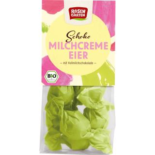 Schoko-Eier gefüllt mit Milchcreme