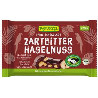 Schokolade Zartbitter 60% mit ganzen Haselnüssen
