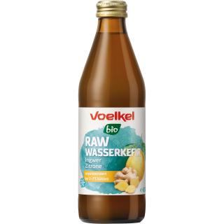 Raw Wasserkefir Zitrone Ingwer