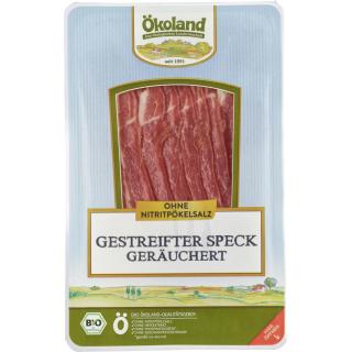 Gestreifter Speck, geräuchert