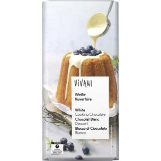 Kuvertüre weiße 200g Vivani