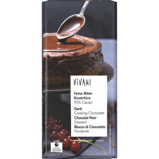 Kuvertüre Feine Bitter 150g Vivani
