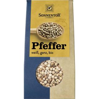 Pfeffer weiß, ganz